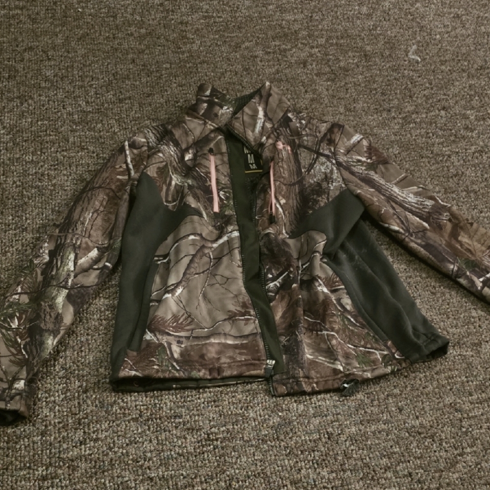 Storm Olive Green Camo Jacket with Black Pattern